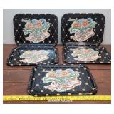 5 vintage Pepsi-Cola trays