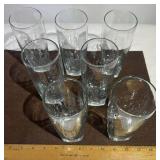 Bud Light Glasses. 7 total. Clean!