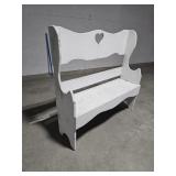 Heart back bench 41"14"41"