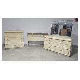 3pc blonde bedroom set