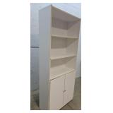 2 door bookshelf 30"13"72"
