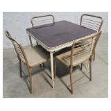 Cosco Folding table and 4 chairs