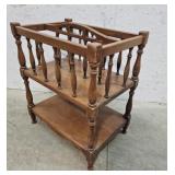 Magazine rack / Canterbury 19"13"22"