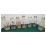 Quart milk bottles