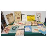 Lot of recipe booklets
