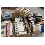 3 boxes of books * under Daveï¿½s table