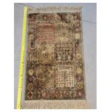 Small Oriental throw rug