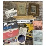 Box lot of barn finds - operating instruction