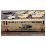 Jaymar Us Flag Automobile Sets - Original Box