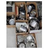 Large boxes of vintage small appliances and