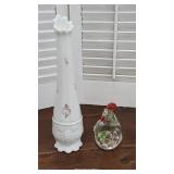 Art class chicken paperweight and Westmoreland