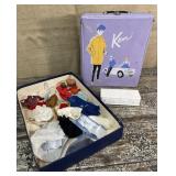 Barbie lot - 1962 Ponytail Ken case and Barbie