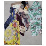 Box - Scarves, Fabric (horses), Sewing