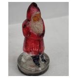 Rare Avor Santa Belsnickel Glass Candy Container