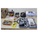 Dremel, battery charger, compressor, etc