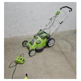 Green works 40v cordless push mower works