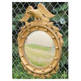 American eagle federal style curved glass mirror