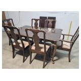 Pennsylvania House Dining Table, 6 Chairs, 2