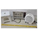 2 heaters, step stool