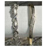 2 Braclets - Stamped 925