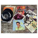 Box lot of mixed genre 45ï¿½s - Elvis Presley, Deep