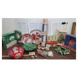 Large Box Of Vintage Christmas Decorations