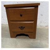 2 drawer nightstand 21x18x23