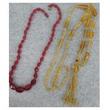 2 Glass Necklaces