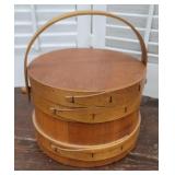 Small Currier And Ives Sugar Bucket