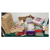 Large Lot Of Christmas Glass Ornaments, Nativity,