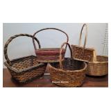 5 Vintage Baskets