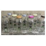 11 Pint Smiling Hill Farm milk bottles - North