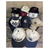 Box of New York Yankees hats