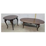 Ethan Allen 2pc Coffee Table End Table Set