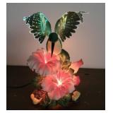 Mechanical Moving Fiber Optic Hummingbird Light