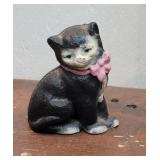 Vintage Cast Iron Kitten Paperweight
