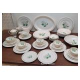 Set Of China - Hanover Silver Rose