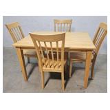 Dining table 4 chairs 48"36"30"
