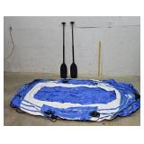 Inflatable Raft With Paddles