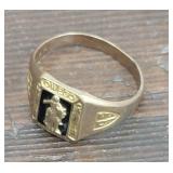 10k gold 1935 Owego class ring