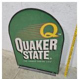 2 sided Quaker State sign 26"36"