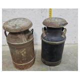 2 milk cans