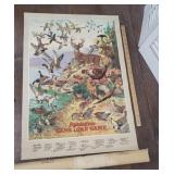 Rare 1923 Remington Arms Game Load Game Poster