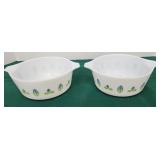 2 Pyrex Casseroles