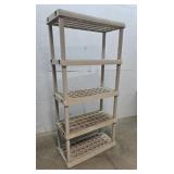 Plastic shelf needs cleaning