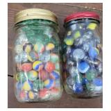 2 jars of marbles