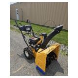 Cub cadet 524 snow blower runs good