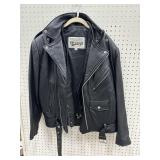 Open Road Leather jacket size Small and vest Size