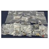 Lot of 25 pierced earrings