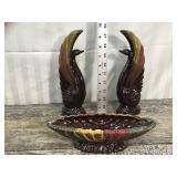 Vintage Art Deco Swans & Planter